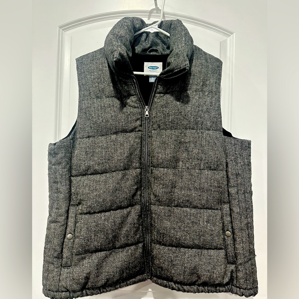Tweed Puffer Vest